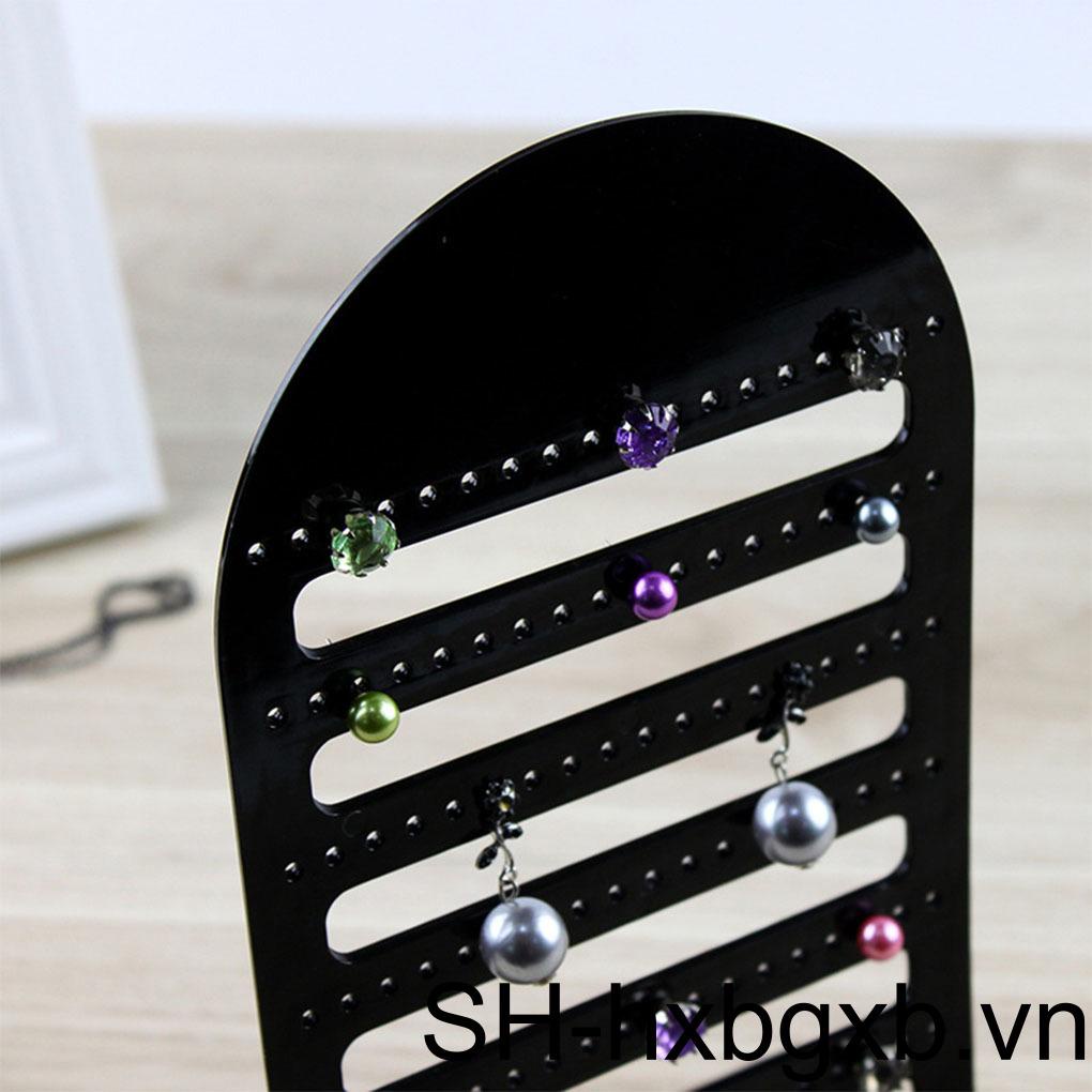 Set 3 Giá Đỡ Treo Bông Tai Trang Sức Bằng Nhựa Nhiều Lỗ