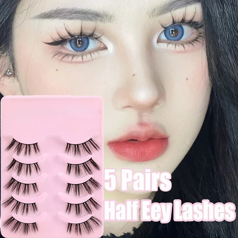 Bộ 5 Cặp Lông Mi Giả Cong / Dài Tự Nhiên