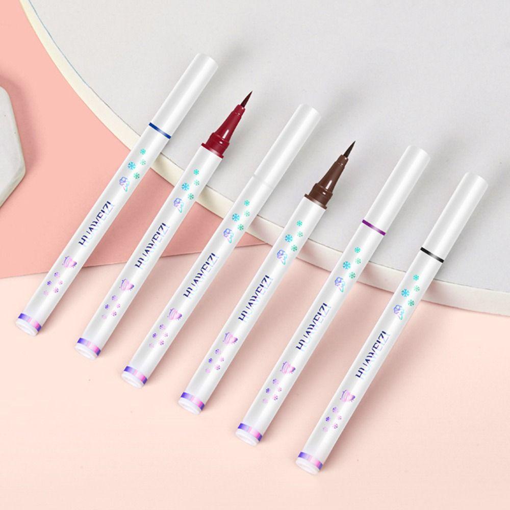 26EDIE Bút Kẻ Mắt Dạng Lỏng Màu Trắng / Đen / Tím / Nâu Tự Nhiên Không Nhòe