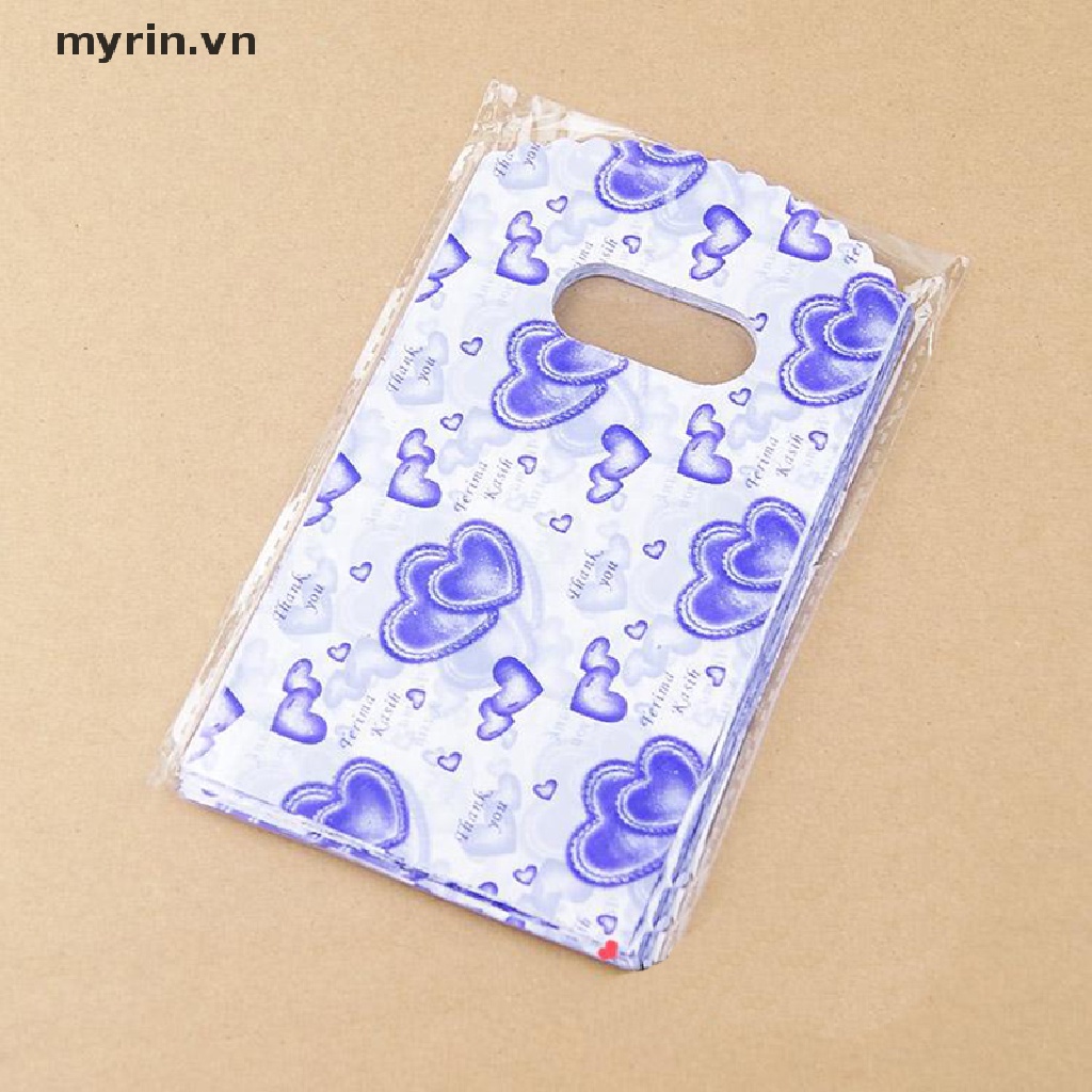 Set 100 Túi Nhựa Kích Thước 14X9CM Dùng Để Đựng Quà Tặng Đa Năng Tiện Dụng