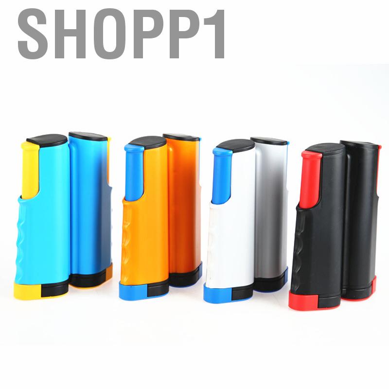 Shopp1 Retractable Table Tennis Net Rack Fashionable Safe Wavy Edge Portable Pong Ball for Gym School