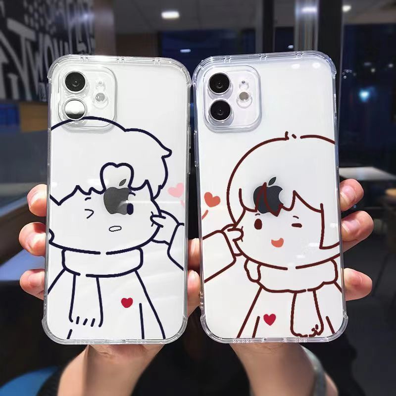 ✅Ốp Điện Thoại Mềm Trong Suốt Họa Tiết Đường Kẻ Xoắn Đơn Giản Cho iPhone 14 / 13 / 12 / 11promax 6s78plus xs / xrins