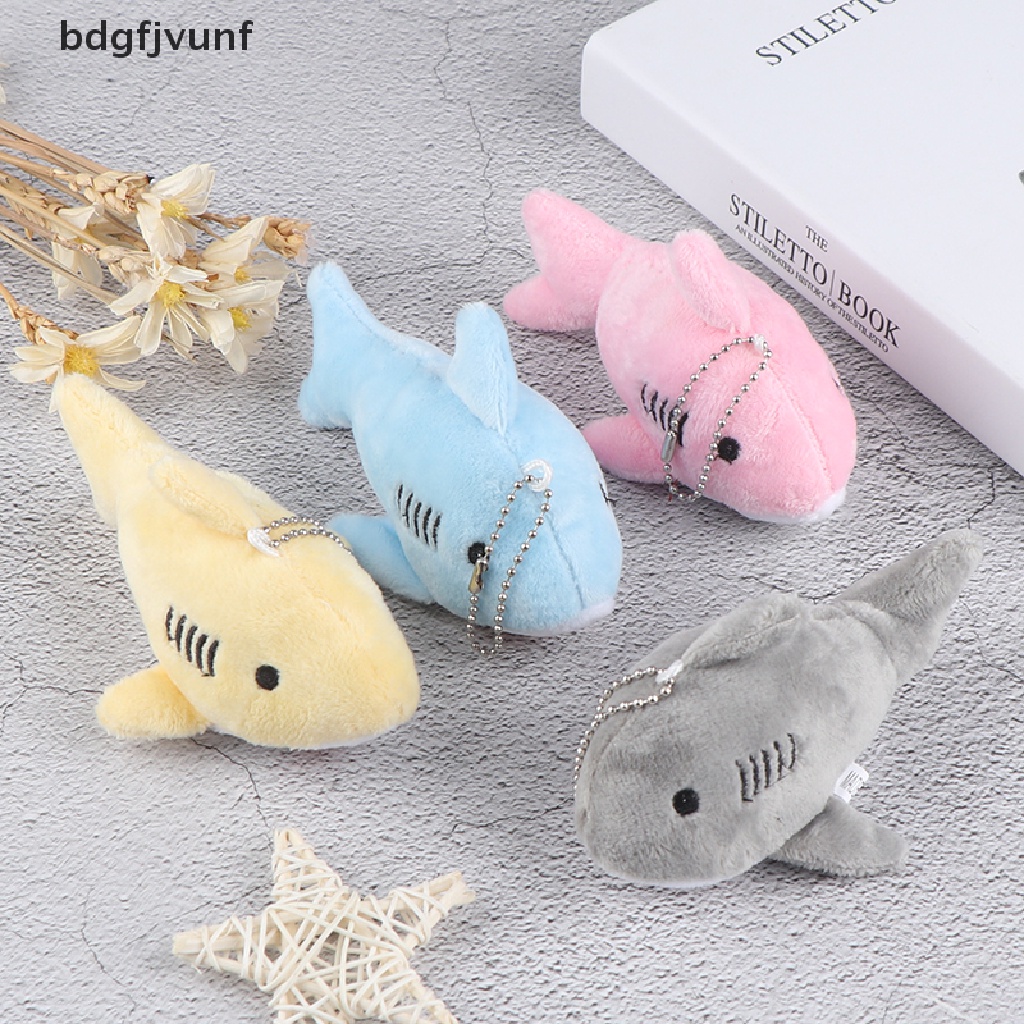 Móc Khóa Cá Mập Nhồi Bông 12CM Dễ Thương