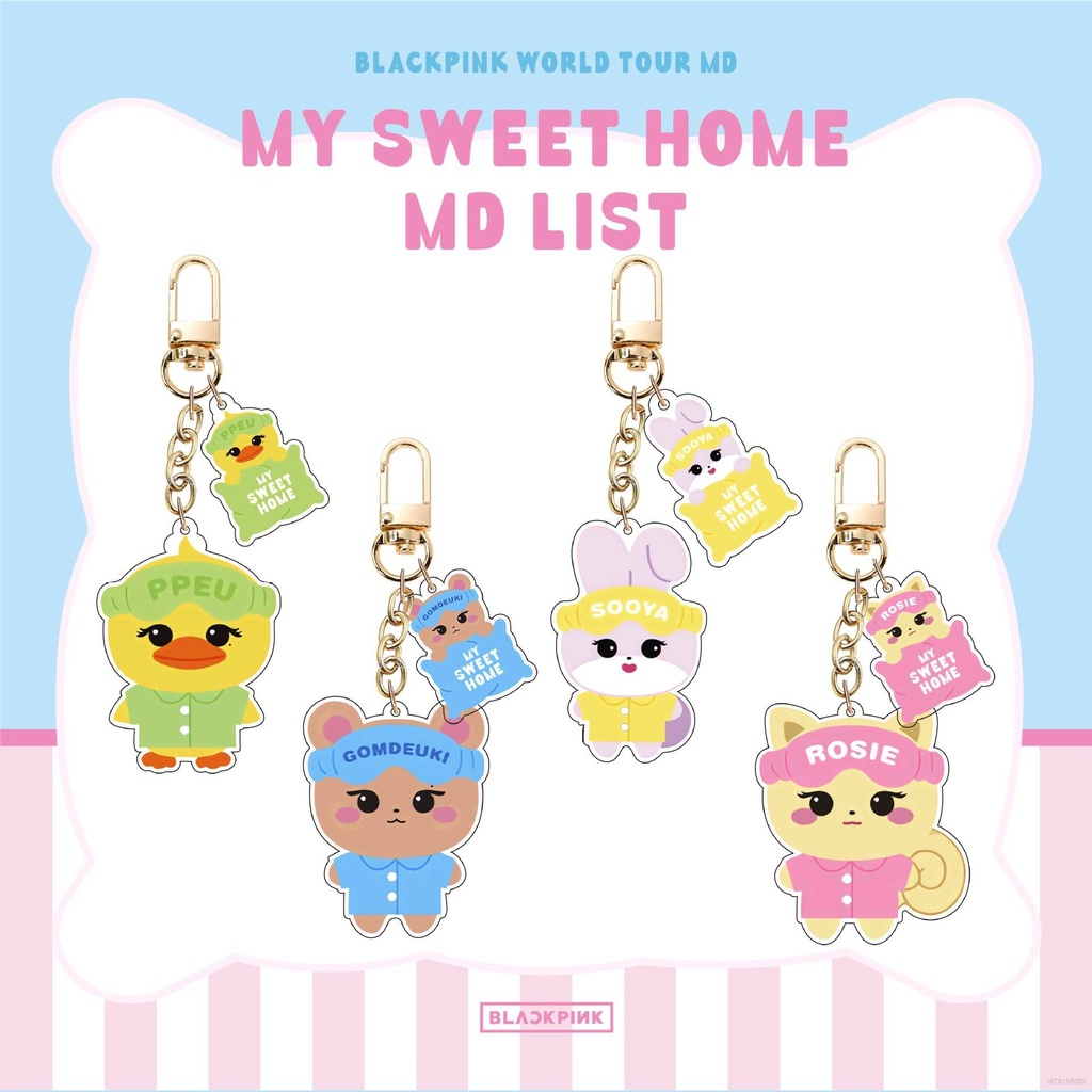 Móc Khóa Hoạt Hình BLACKPINK Bằng Acrylic Xinh Xắn