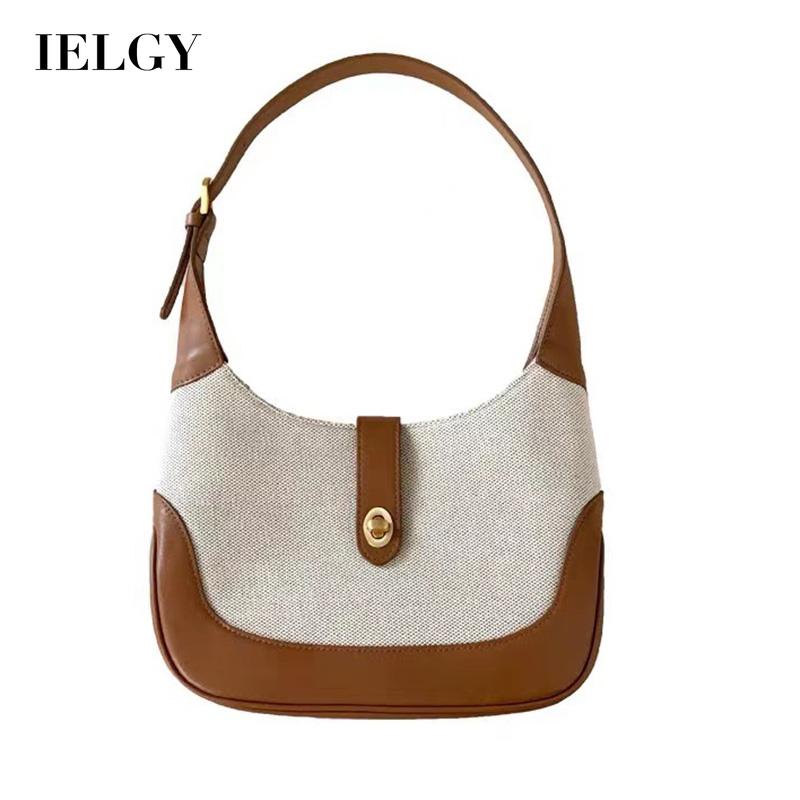 Túi Đeo Vai Bằng Vải canvas Chất Lượng Cao Màu Sắc Khối Lập Phương Cổ Điển Pháp Dành Cho Bạn Nữ