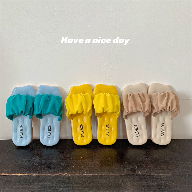 Bololo Dép Sandal Đế Bằng Phong Cách Thời Trang Hàn Quốc Dành Cho Bé