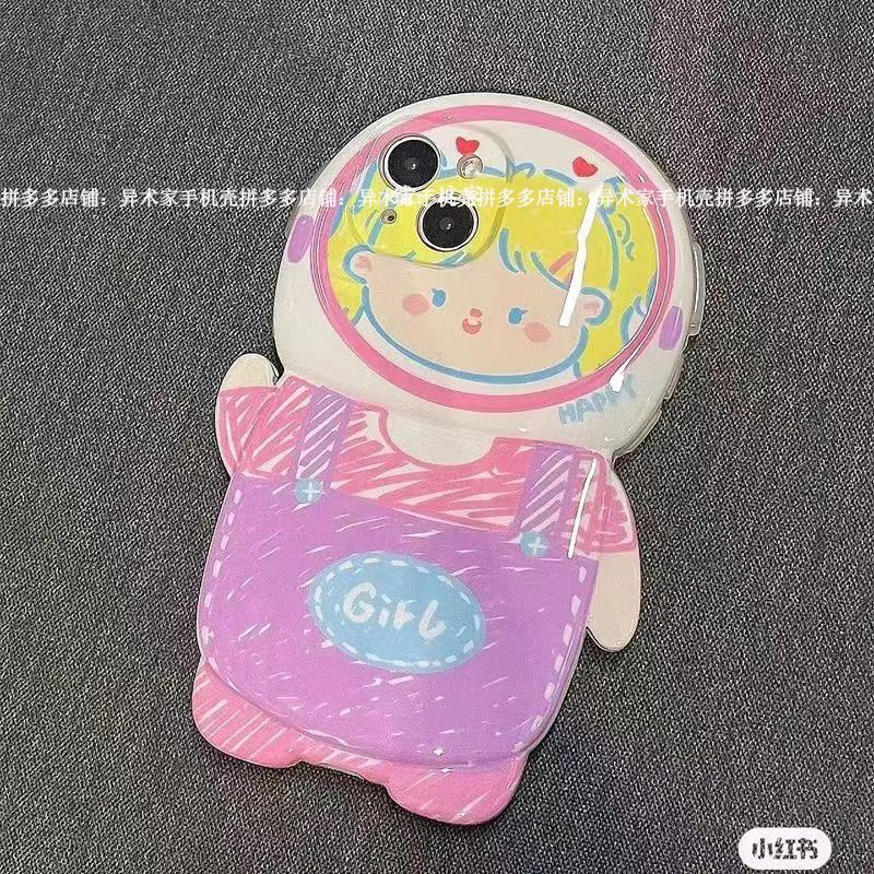 ✅Ốp Điện Thoại Mềm Chống Sốc Chống Trầy Xước Họa Tiết Hoạt Hình Graffiti Cho iPhone 14promax 13 / 12 11 8plus E37X