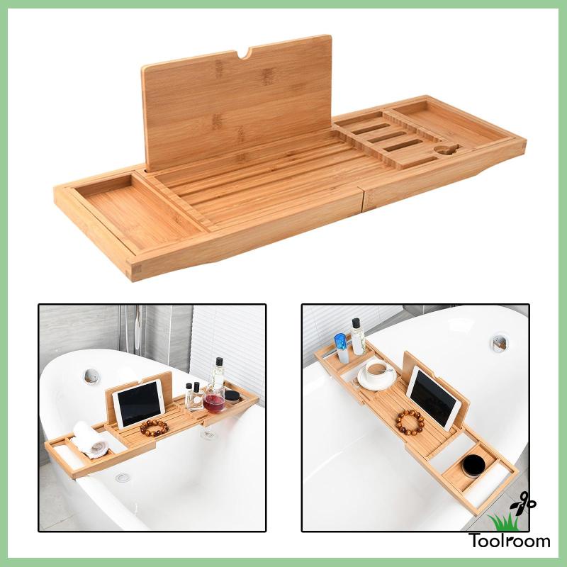 Khay Gỗ Tự Nhiên Đựng Xà Phòng / Điện Thoại 23.62 '' - 34.25 ''