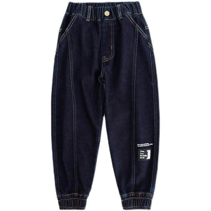 Quần Jean Dài Co Giãn Thời Trang Mùa Xuân 2023 Giản Dị Dành Cho Bé Trai
