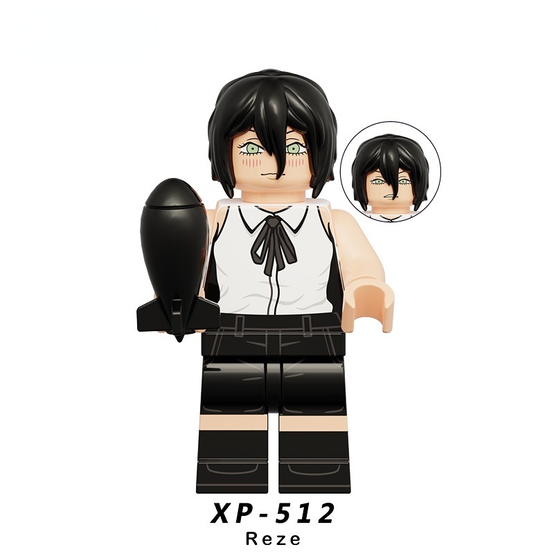 Mô Hình Đồ Chơi Nhân Vật Chainsaw Man Denji Demon Boom Power Reze Angle Devil Himeno Mini Làm Quà Tặng Cho Bé