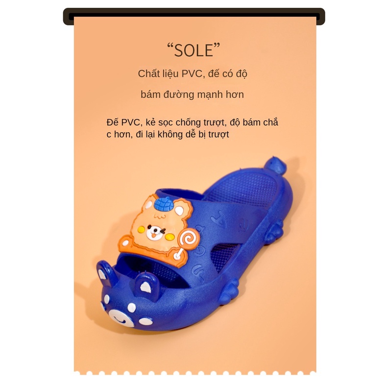 Dép Sandal Đế Mềm Chống Trượt Thời Trang Mùa Hè Cho Bé Trai Và Gái
