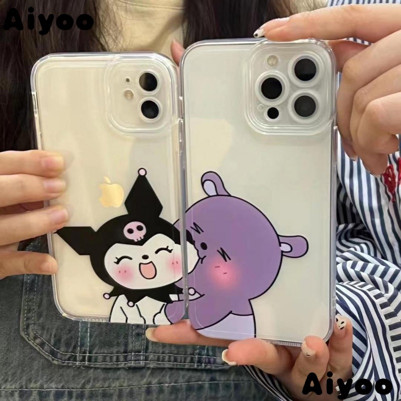 ✅Ốp Điện Thoại Trong Suốt In Hình Kuromax Phong Cách Hoạt Hình Cho iPhone12 / 14 / 13Promax 11 XSMAX XR P9KX