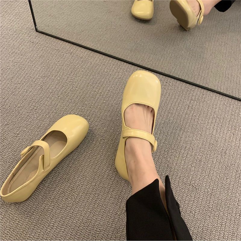 Giày Búp Bê Mary Jane Đế Bệt Thời Trang Mùa Xuân Dành Cho Nữ