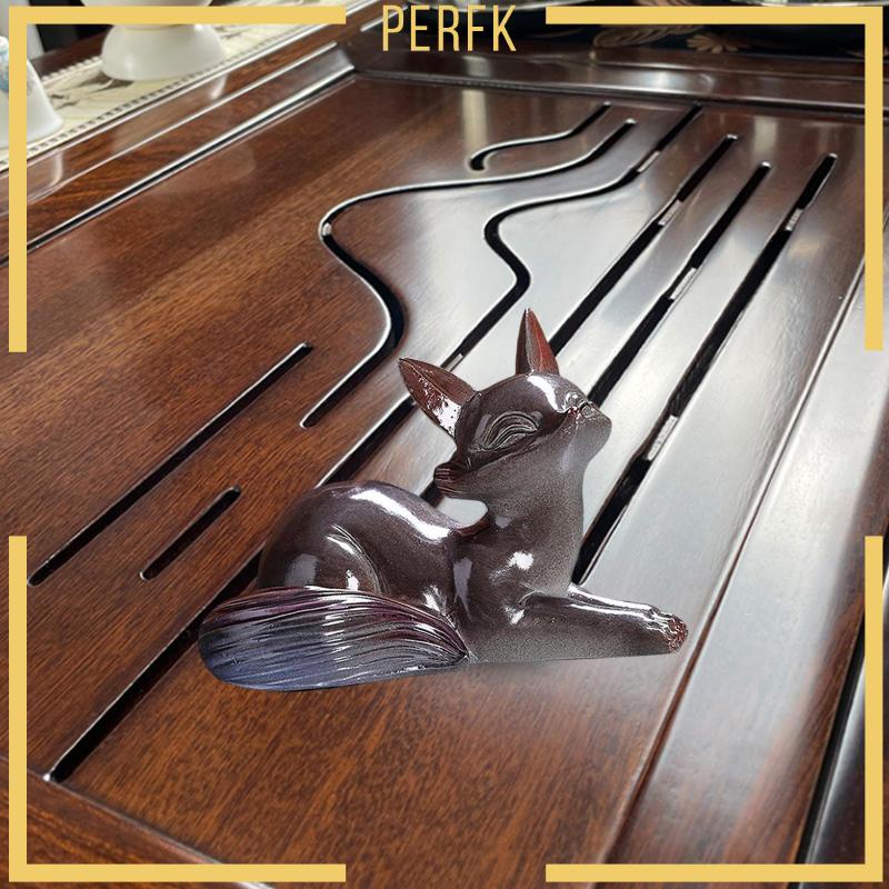 [Perfk] Mô Hình Điêu Khắc Thú Cưng Mini Thay Đổi Màu Sắc Cho Phòng Trà