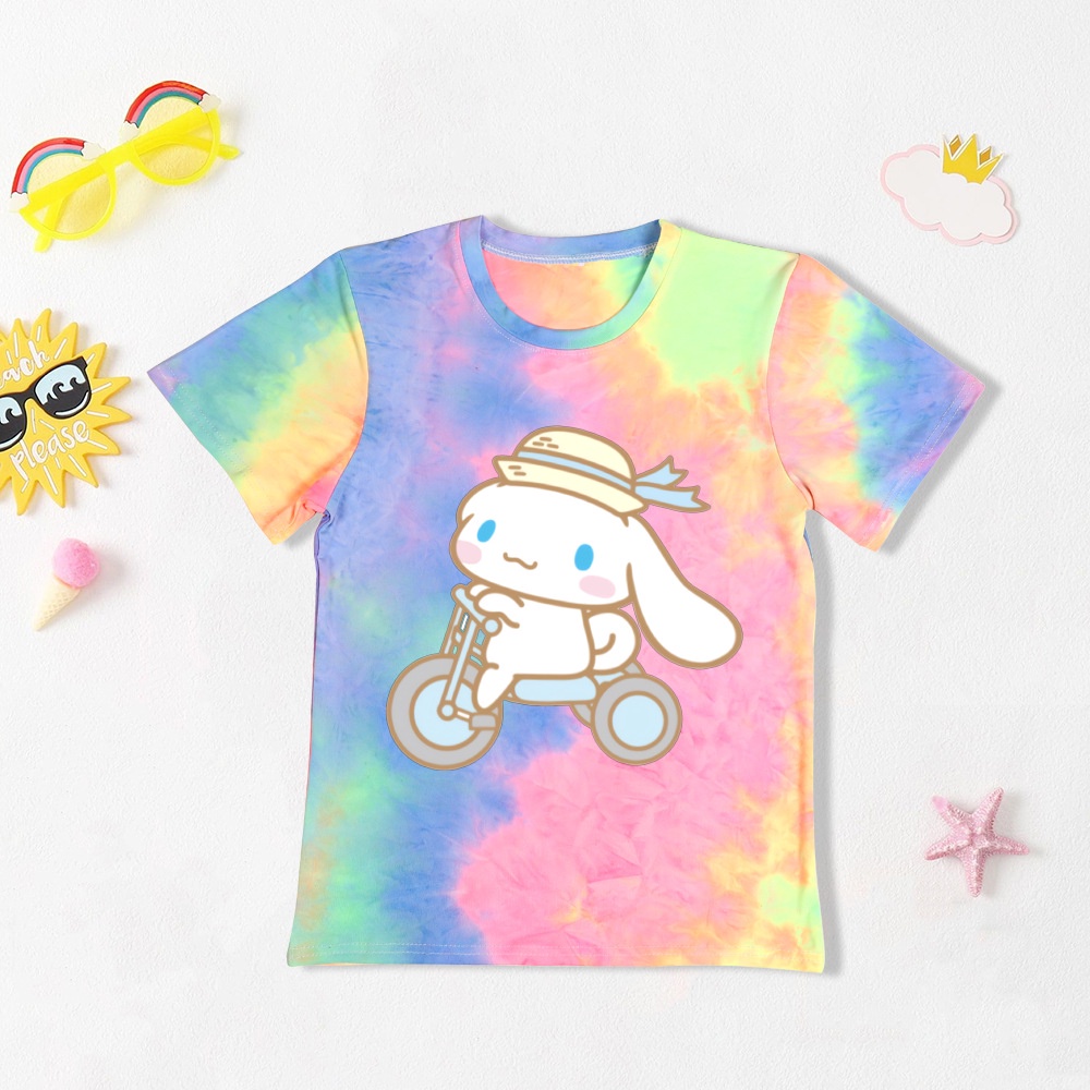 Cinnamoroll Áo Thun In Họa Tiết Hoạt Hình Sáng Tạo Thời Trang Cho Bé
