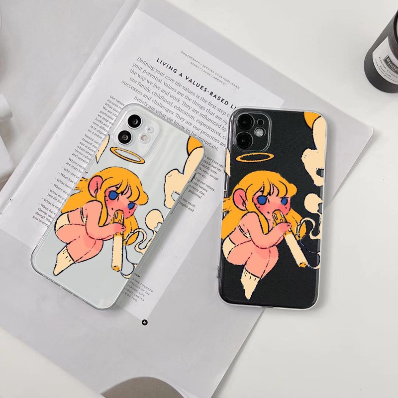 Ốp Điện Thoại Dễ Thương Cho iPhone13 mini 12 mini 14pro max X 14 xr 11 se 8 xsm 13 6 14pro max pro 12 14plus 7 plus se