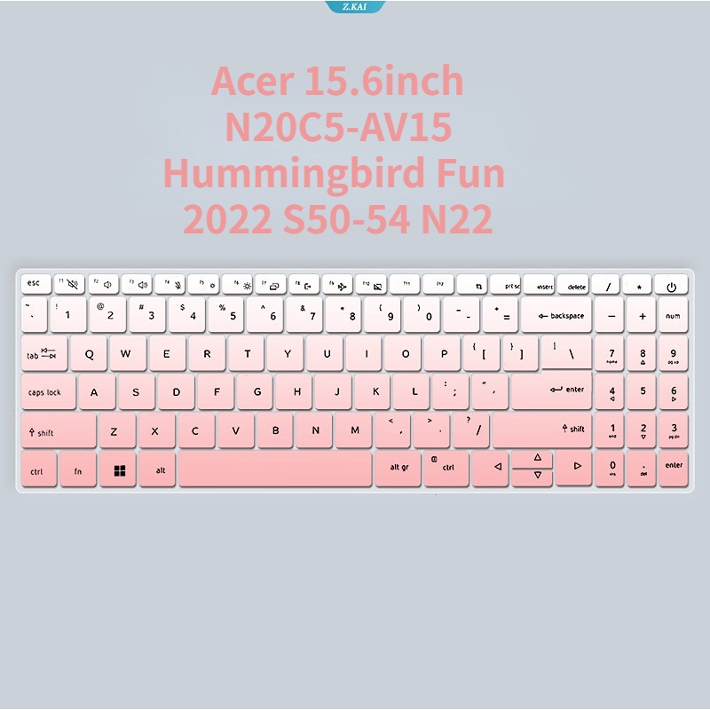 Ốp Bảo Vệ Bàn Phím Máy Tính Bằng Silicon TPU Trong Suốt Cho ACER N20C5-AV15 Hummingbird Fun 2022 S50-54 N22 15.6 "