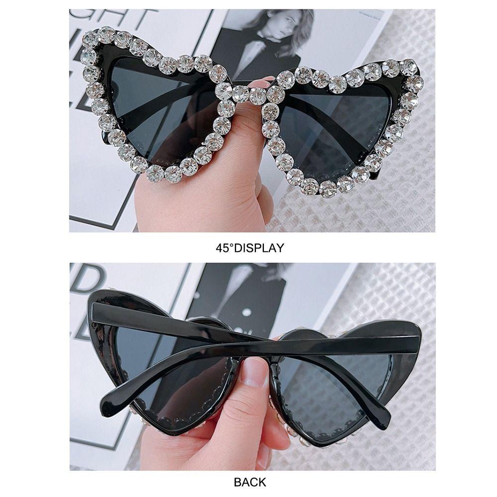 ESPO Kính Mát Hình Trái Tim Phong Cách Hip Hop Cho Nữ