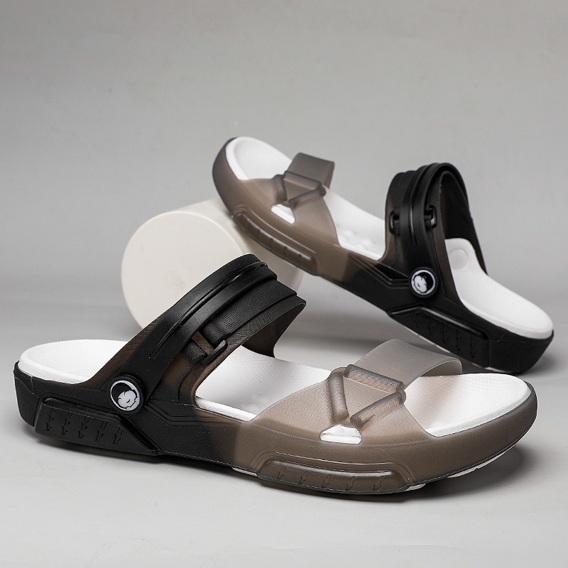 Giày Sandal Nhựa Thoáng Khí Chống Nước Thời Trang Mùa Hè Cho Nam