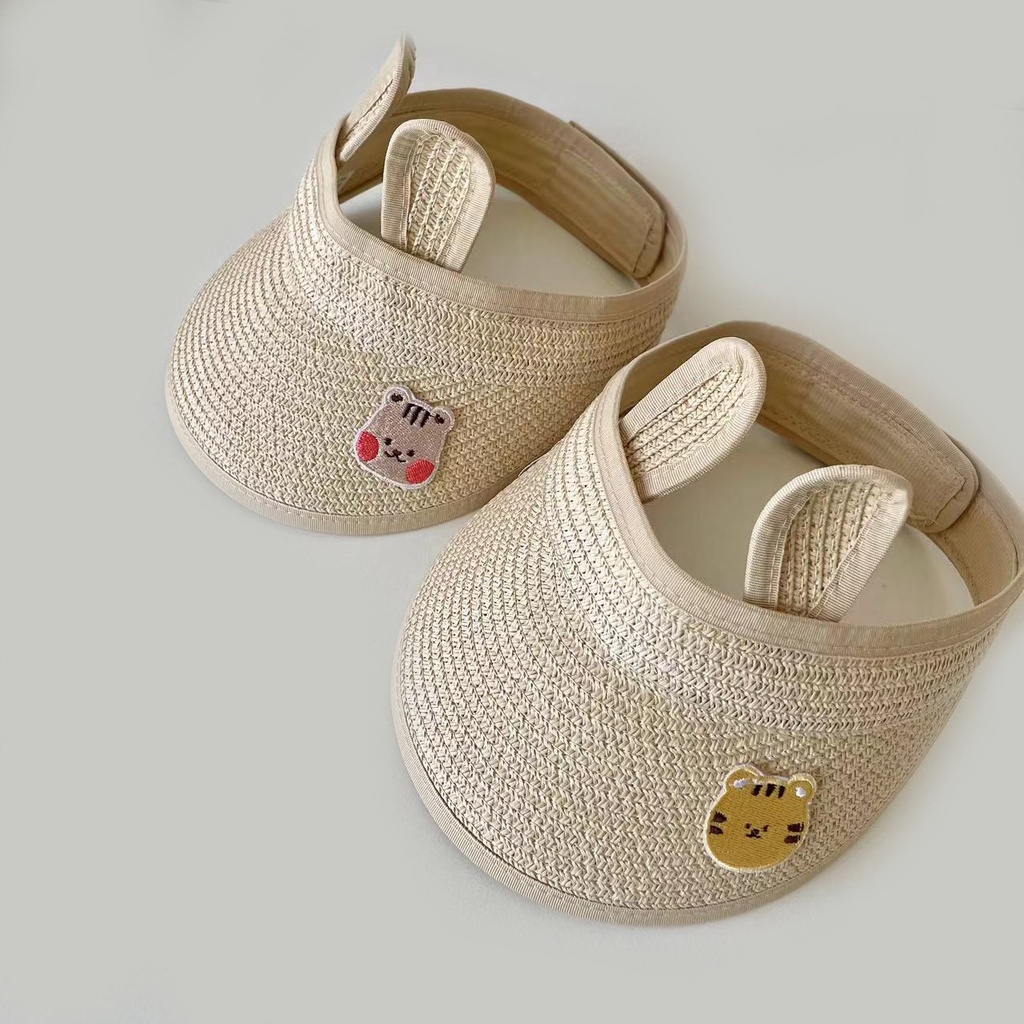 Mũ Chống Nắng Hở Chóp Bảo Vệ Khỏi Tia UV Cao Cấp Thời Trang Theo Phong Cách Hàn Quốc Cho Bé