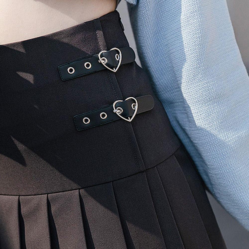 Thắt Lưng Mini Bằng PU Họa Tiết Ngôi Sao / Trái Tim Phong Cách Punk Vintage Hàn Quốc Cho Nam Nữ