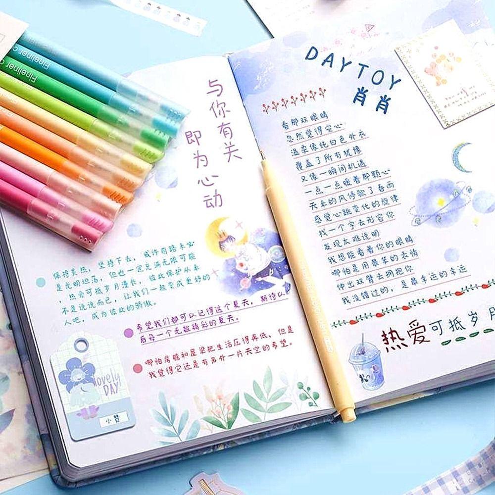 Set 10 Bút Mực Gel Ngòi 0.5mm