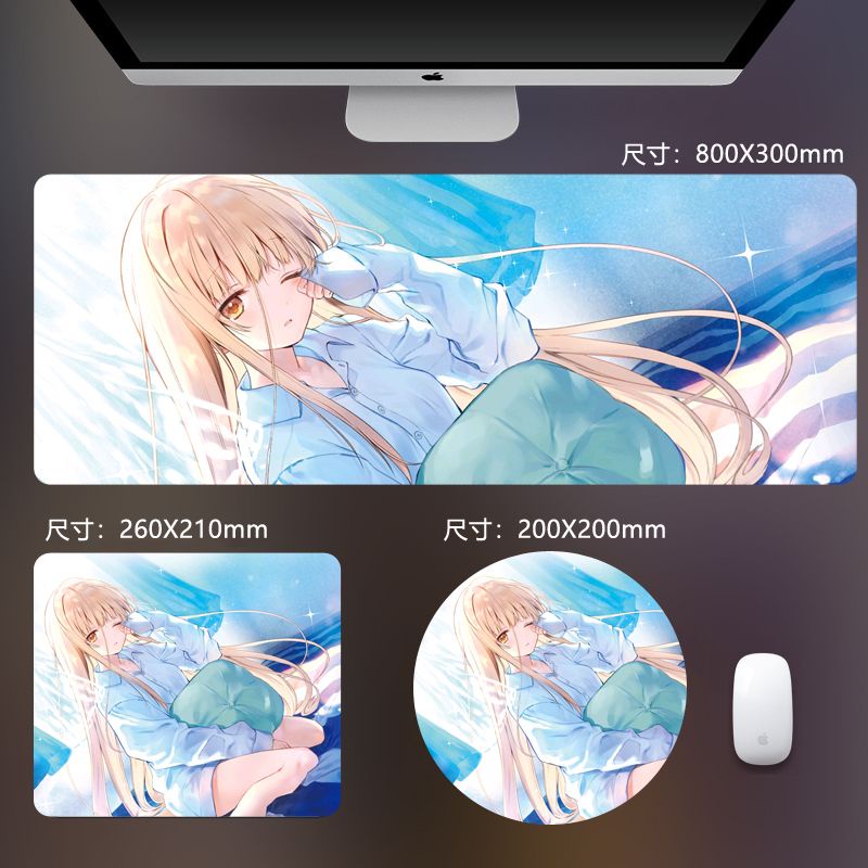 Tấm Lót Chuột Cao Su Chống Trượt Hình Anime Độc Đáo