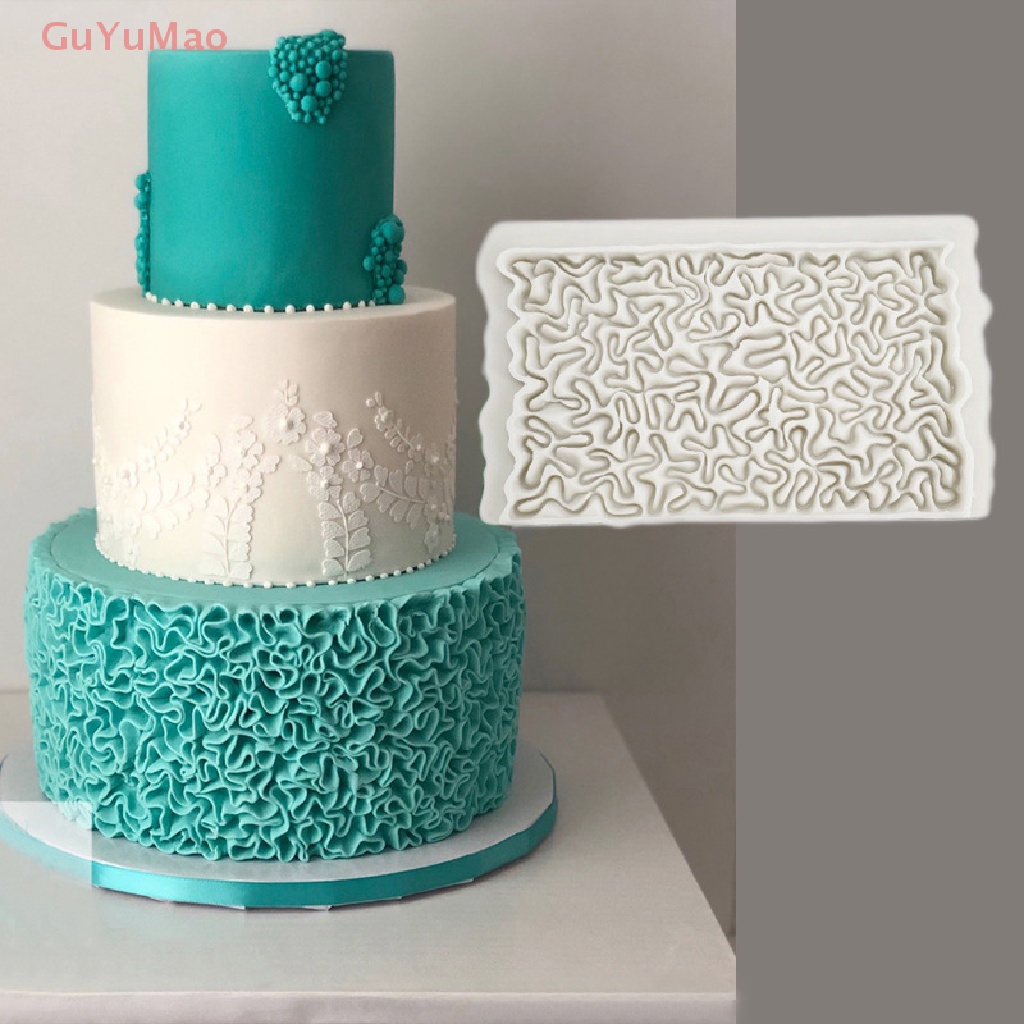 Khuôn Silicone Tạo Hình Hoa Hồng Trang Trí Bánh DIY