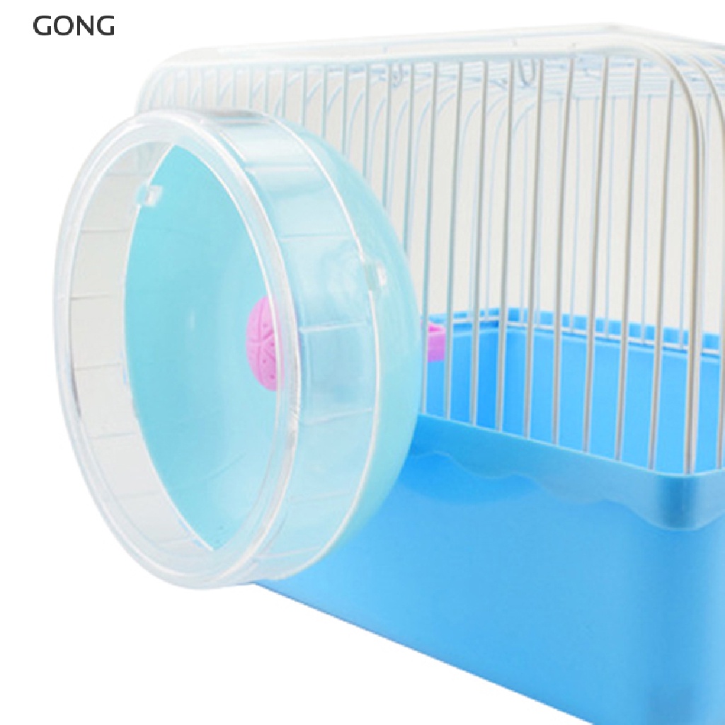 Đồ Chơi Đĩa Chạy Bộ Bằng Nhựa Hình Bánh Xe Cho Chuột Hamster