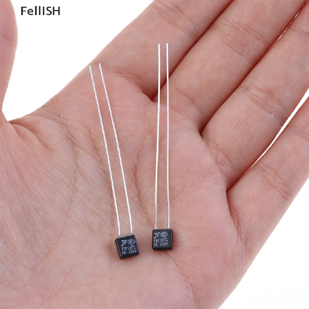 Set 10 Cầu Chì Động Cơ Quạt Vuông Màu Đen 2A 250V 115 120 125 130 135 140 145 150 Độ 439br