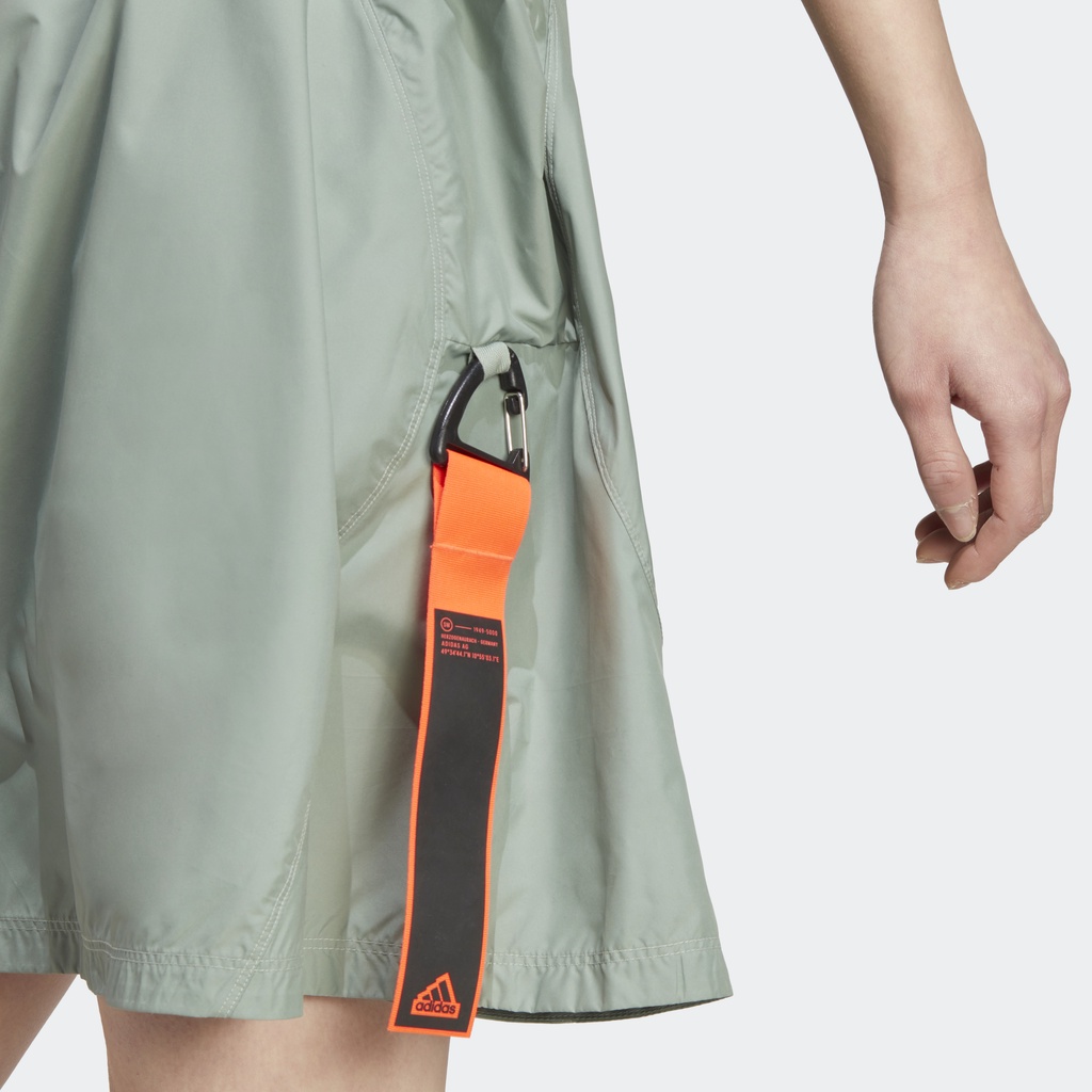 Adidas Phong cách sống Váy City Escape Nữ màu xanh lá HU0248