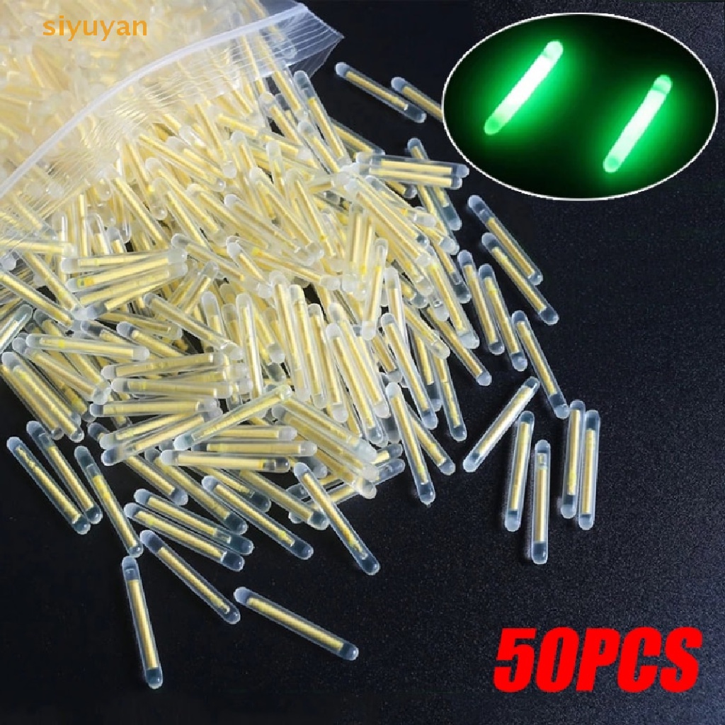 Set 50 Phao Câu Cá Phát Sáng Trong Đêm 2.2-4.5mm