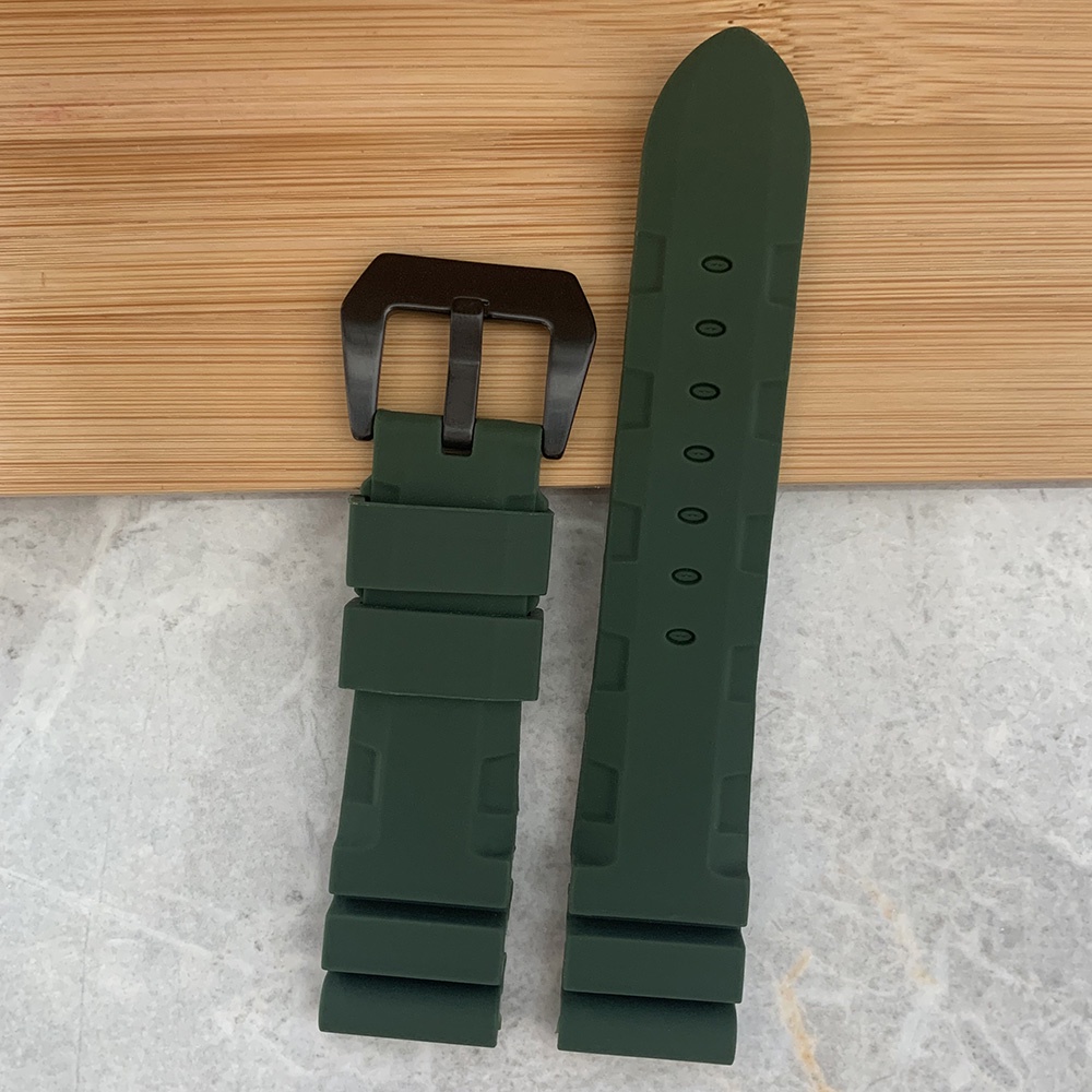 PANERAI Dây Đeo Đồng Hồ Bằng Cao Su Silicone Mềm 24mm 22mm PAM 441 359 Cho Nam