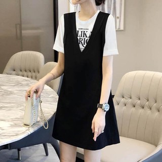 Đầm Thun Chữ a Dáng Rộng In Họa Tiết Thời Trang Mùa Hè 2023 Phong Cách Mới Cho Nữ