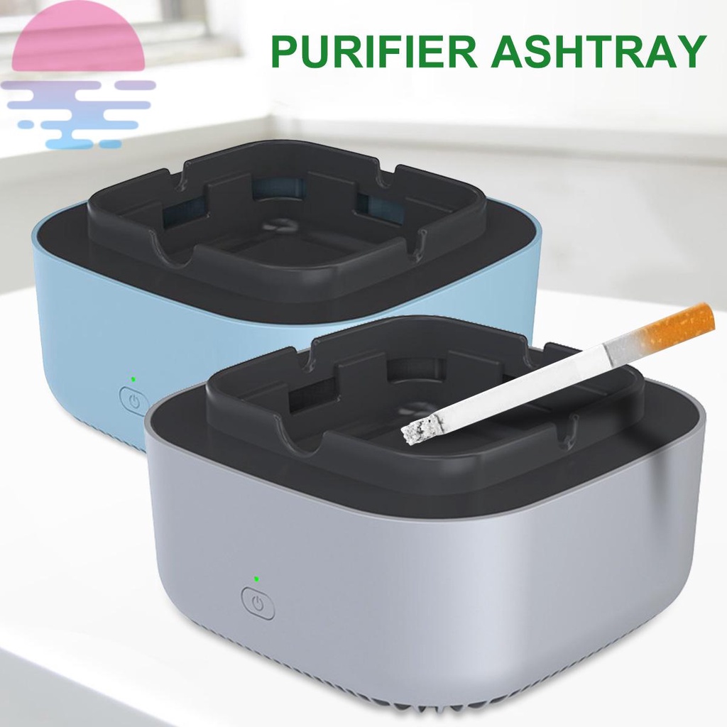 Gạt Tàn Thuốc Lá Điện Tử Không Khói Xoay 360 Độ ° Gạt Tàn Thuốc Ion Âm Kích Thước Lớn Có Chức Năng Làm Sạch Không Khí Sử Dụng Pin / Máy Tính Bảng Kkc1579