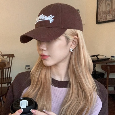 Mũ Lưỡi Trai Thêu Chữ California Chất Liệu Mềm Mại Phong Cách Thể Thao Trẻ Trung