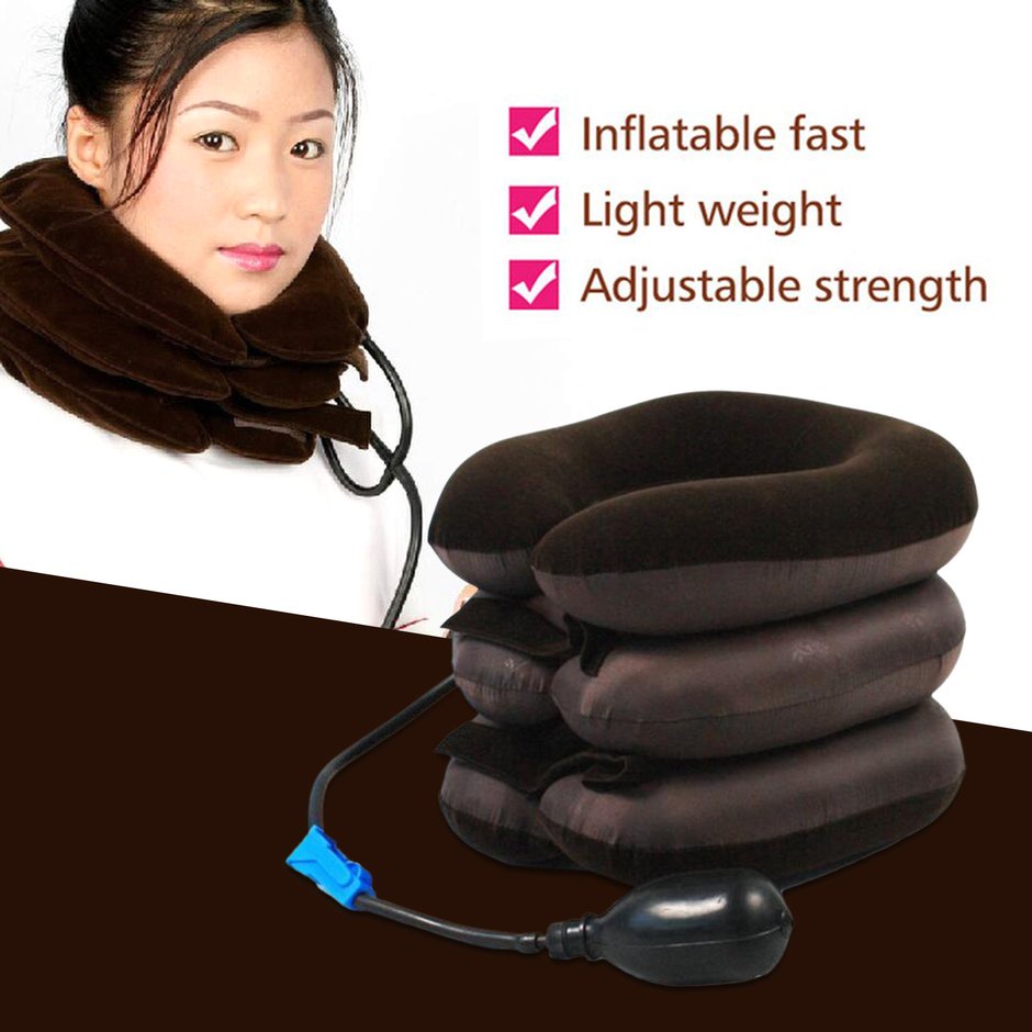 Inflatable Cervical Vertebra Neck Traction For Head Back Shoulder Neck Pain