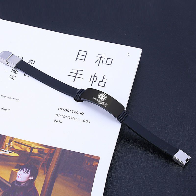 Vòng Tay Thép Titan Họa Tiết Liên Minh Huyền Thoại IG RNG EDG WE SKT Merchandise Cho Cặp Đôi