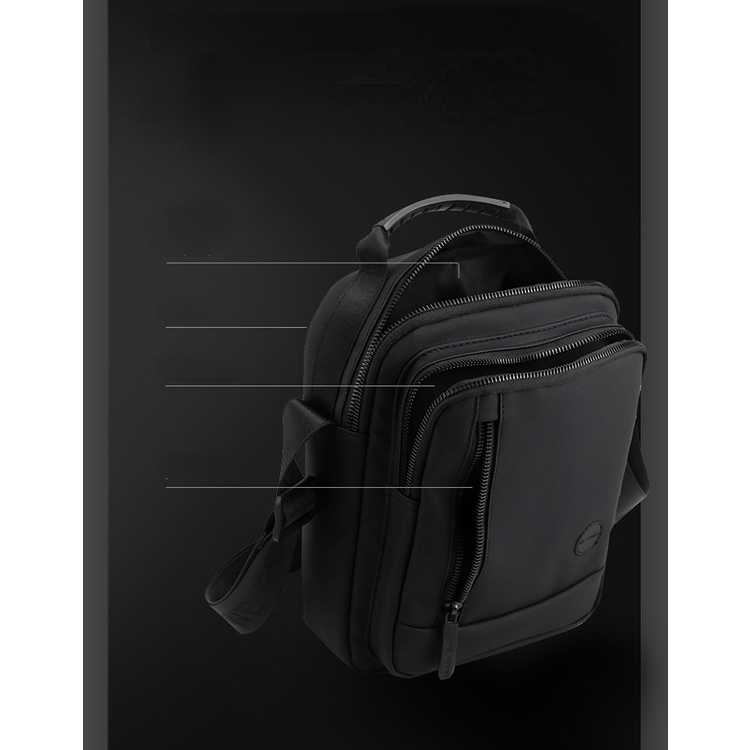 Thời Trang Túi Da Đeo Chéo Cỡ Lớn Cho Nam