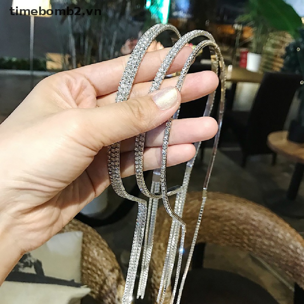 { # Mới Băng Đô Cài Tóc Đính Đá Lấp Lánh Thời Trang Cho Nữ