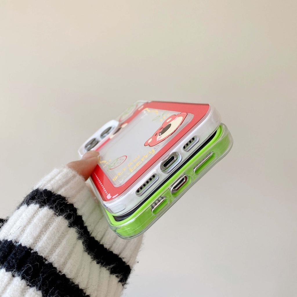 Ốp Điện Thoại Trong Suốt Chống Sốc Họa Tiết Người Ngoài Hành Tinh Cho iPhone 14ProMax 13 12Pro 11Promax 11 XS 7P