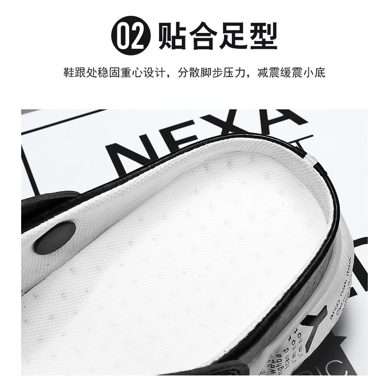 Giày Lười Hở Ngón Thời Trang Mùa Hè Hàn Quốc 2023 Cho Nam