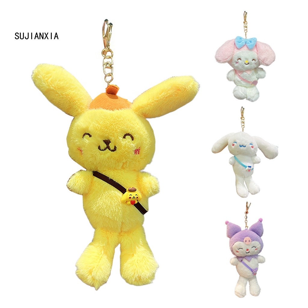 Giày Sujianxiaa Xuyên Thấu| Móc Khóa Thỏ Nhồi Bông Mềm Mại Đáng Yêu
