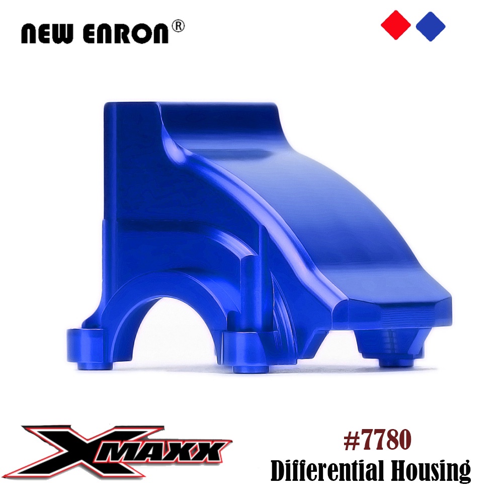 7780 Vỏ hộp số vi sai Nắp hộp số Mặt trước Mặt sau bằng nhôm cho các bộ phận XE RC 1 / 5 1 / 6 XRT Traxxas X-Maxx 1: 5 XMaxx 6S 8S 77086-4 77076-4