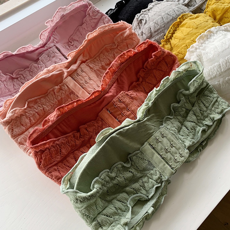 Áo lót Mỏng Thoáng Khí Ba Nút Cài Trước Và Sau Lưng Gợi Cảm Cho Nữ