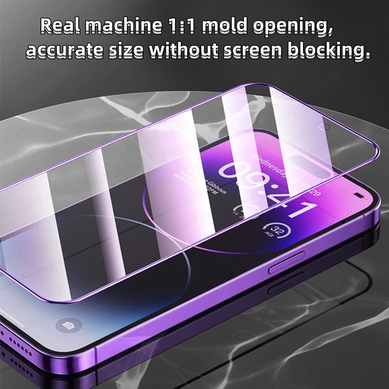 Kính Cường Lực Bảo Vệ Màn Hình HD Chống Cháy Nổ Cho iPhone 13 Pro / 14 Pro Max / 11 12 Pro