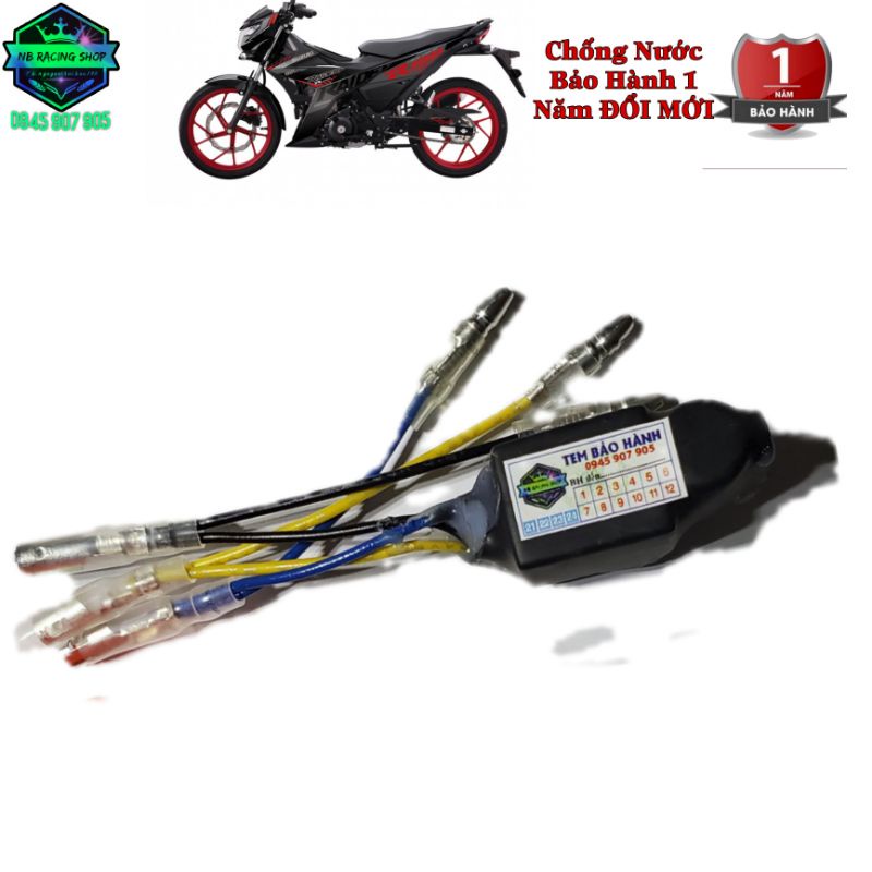 Mạch Hazard Ưu Tiên Lắp Satria Raider GSX Exciter Vario Sonic Bandit chống Nước BH1 Năm.NB shop