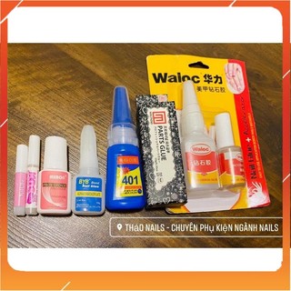 Keo gắn móng tay - gắn đá - Phụ kiện Nails