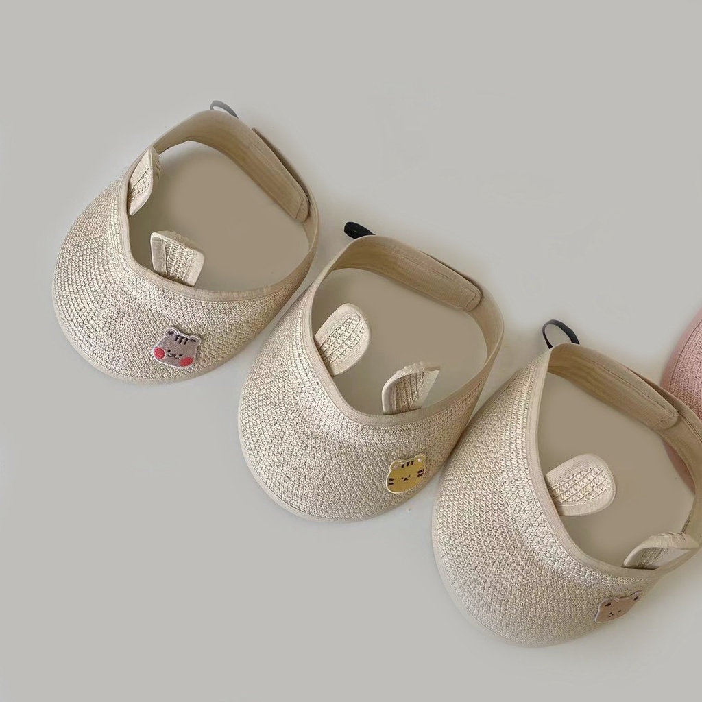 Mũ Chống Nắng Hở Chóp Bảo Vệ Khỏi Tia UV Cao Cấp Thời Trang Theo Phong Cách Hàn Quốc Cho Bé