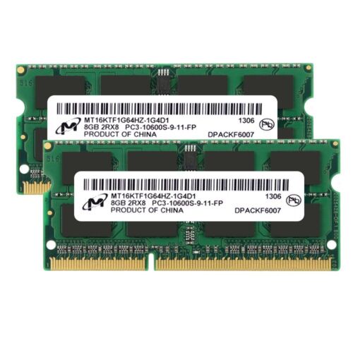 Mới Micron 16GB 8GB 4GB DDR3 1333MHz PC3-10600S 204Pin CL9 Bộ nhớ máy tính xách tay SODIMM RAM SDRAM